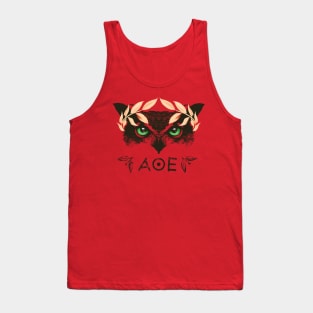 Athena's Owl II - Rose Gold Variant Tank Top